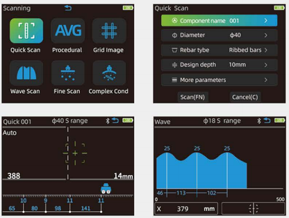 RS350 Intergrated Rebar Scanner